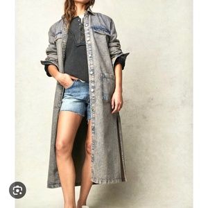 Nwt Anna Lou denim duster